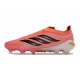 Crampons Adidas Predator Elite Laceless FG Rose Noir