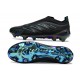 Crampons Adidas Predator Elite Laceless FG Noir Bleu
