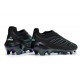 Crampons Adidas Predator Elite Laceless FG Noir Bleu
