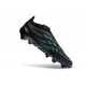 Crampons Adidas Predator Elite Laceless FG Noir Bleu
