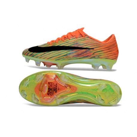 Nike Crampons Zoom Mercurial Vapor XVII Elite FG Vert Orange Noir