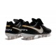 Nike 2016 Chaussures Nike Tiempo Legend VI FG Noir Blanc Or