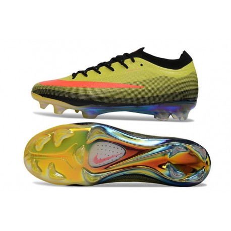 Nike Crampons Zoom Mercurial Vapor XVII Elite FG Jaune Noir Rouge