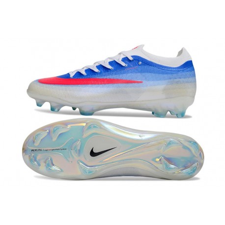 Nike Crampons Zoom Mercurial Vapor XVII Elite FG Bleu Blanc Rouge