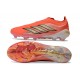 Crampons Adidas Predator Elite Laceless FG Solar Turbo Thermal Chrome Noir