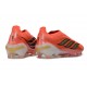 Crampons Adidas Predator Elite Laceless FG Solar Turbo Thermal Chrome Noir