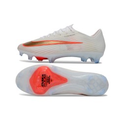 Nike Crampons Zoom Mercurial Vapor XVII Elite FG Blanc Or Rouge