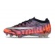 Nike Crampons Zoom Mercurial Vapor XVII Elite FG Orange Noir Argent