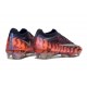 Nike Crampons Zoom Mercurial Vapor XVII Elite FG Orange Noir Argent
