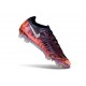 Nike Crampons Zoom Mercurial Vapor XVII Elite FG Orange Noir Argent