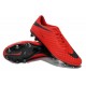 Chaussures de Football Nike Hypervenom Phantom FG Hommes Rouge Noir