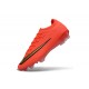 Nike Crampons Zoom Mercurial Vapor XVII Elite FG Rouge Or