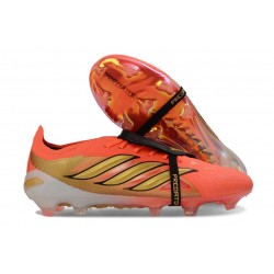 Adidas Predator 26 Foldover Tongue Elite FG Orange Or Noir