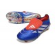 Chaussure de Foot Adidas Predator FT Elite FG Bleu Argent Rouge