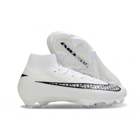 Nike Mercurial Superfly 10 Elite FG Nouvelles Blanc Noir