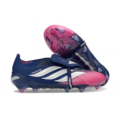 Chaussure de Foot Adidas Predator FT Elite FG Rose Bleu Argent