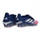 Chaussure de Foot Adidas Predator FT Elite FG Rose Bleu Argent