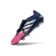 Chaussure de Foot Adidas Predator FT Elite FG Rose Bleu Argent