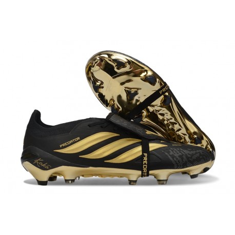 Chaussure de Foot Adidas Predator FT Elite FG Noir Dore