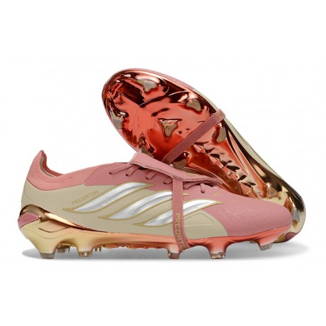 Chaussure de Foot Adidas Predator FT Elite FG Rose Argent