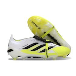 Chaussure de Foot Adidas Predator FT Elite FG Blanc Noir Jaune