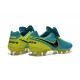 Chaussures Nike Tiempo Legend 6 FG Pas Cher Bleu Noir Volt