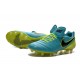 Chaussures Nike Tiempo Legend 6 FG Pas Cher Bleu Noir Volt