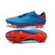 Nouvelle Chaussures de Football Nike Hypervenom Phantom FG Bleu Rouge