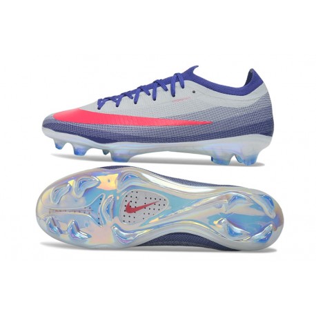 Crampons Nike Zoom Mercurial Vapor XVII Elite FG Bleu Rouge