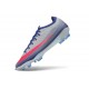Crampons Nike Zoom Mercurial Vapor XVII Elite FG Bleu Rouge