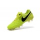 Nike 2016 Chaussures Nike Tiempo Legend VI FG Volt Noir