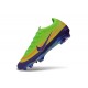 Crampons Nike Zoom Mercurial Vapor XVII Elite FG Vert Jaune Violet