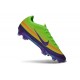 Crampons Nike Zoom Mercurial Vapor XVII Elite FG Vert Jaune Violet