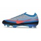 Crampons Nike Zoom Mercurial Vapor XVII Elite FG Gris Bleu Rouge