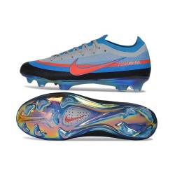 Crampons Nike Zoom Mercurial Vapor XVII Elite FG Gris Bleu Rouge