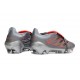 Chaussure de Foot Adidas Predator FT Elite FG Gris Rouge