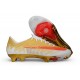 Crampons de Football Nike Mercurial Superfly 11 Elite FG Ronaldo Dore Rouge