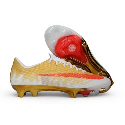 Crampons de Football Nike Mercurial Superfly 11 Elite FG Ronaldo Dore Rouge