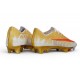 Crampons de Football Nike Mercurial Superfly 11 Elite FG Ronaldo Dore Rouge