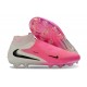 Crampons de Football Nike Phantom 6 Elite High FG Rose Blanc
