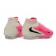 Crampons de Football Nike Phantom 6 Elite High FG Rose Blanc