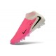 Crampons de Football Nike Phantom 6 Elite High FG Rose Blanc