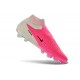 Crampons de Football Nike Phantom 6 Elite High FG Rose Blanc