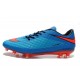 Nouvelle Chaussures de Football Nike Hypervenom Phantom FG Bleu Rouge