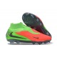 Crampons de Football Nike Phantom 6 Elite High FG Hot Punch Noir Vert Strike