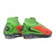 Crampons de Football Nike Phantom 6 Elite High FG Hot Punch Noir Vert Strike