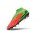 Crampons de Football Nike Phantom 6 Elite High FG Hot Punch Noir Vert Strike