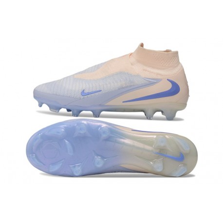 Crampons de Football Nike Phantom 6 Elite High FG Bleu