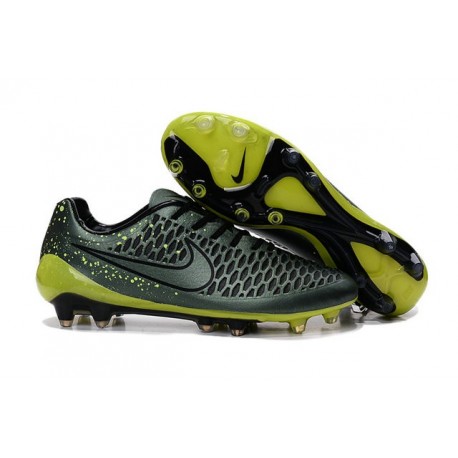 2015 Chaussure de Football Nike Magista Opus FG Hommes Cédrat Volt Noir