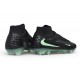 Crampons de Football Nike Phantom 6 Elite High FG Noir Vert Illusion